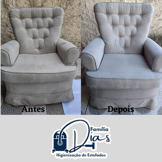 Limpeza de Poltronas, Cadeiras de jantar e de escritório