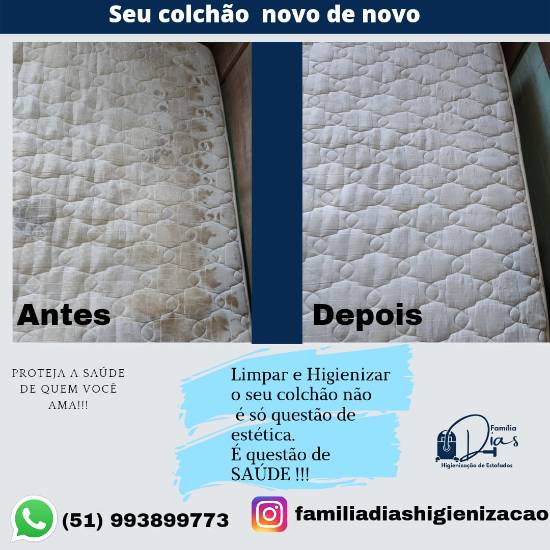 Família Dias Higienização de Colchões 1